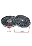 Simfer 8633 Sm Davlumbaz & Aspiratör Karbon Filtresi 14,5cm 3 tırnak 