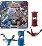 MONSUNO, Lisanslı Airswitch VS Shadowhornet Figürleri, Fırlatma Kapsülleri ve 6 Oyun Kartı