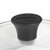Flonal Pietra Viva Derin Cam Kapaklı Tava 26 cm  