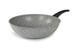 Flonal Duiwo03230 Dura İndüksiyon İtalyan Wok Tava 32cm