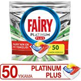 Fairy Platinum Plus 50 Yıkama Tablet Bulaşık Makinesi Deterjanı 50 Adet 