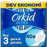 Orkid Ultra Extra Gece 40 Adet Milli Takım Cesaret Paketi Hijyenik Ped