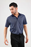 Guild 8002 Regular Fit Cepli Lacivert T-Shirt