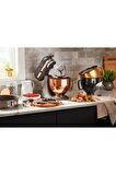 Kitchenaid 4,8 L Stand Mikser Için Paslanmaz Çelik Kase Parlak Siyah 5KSM5SSBRD 
