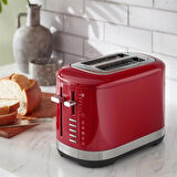 KitchenAid Manuel Kontrollü 2 Dilim Ekmek Kızartma Makinesi Empire Red 5KMT2109