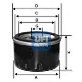 YAG FILTRESI METAL FILTRE TUM OPEL MODELLER 1.4 1.6 1.8 2.0 95- - UFI 23.299.00