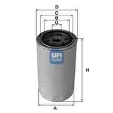 YAG FILTRESI BOXER II JUMPER II DUCATO II 2.8TD - - 2.8HDI - 2.8JTD 03 06 - UFI 23.457.00