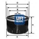 YAG FILTRESI HONDA CIVIC 2001- CRV 2001- JAZZ 2003- CITY 2003- ACCORD 2003- - UFI 23.583.00
