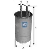 MAZOT FILTRESI OE NEMO BIPPER 1.3HDI FIORINO 1.3JTD ALFA 159 MITO BRAVO II CROMA DOBLO FIORINO IDEA LINEA PUNTO STILO DUCATO DELTA III 1.3JTD - 1.9JTD - UFI 24.ONE.01