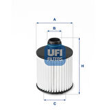 Ufi YAĞ FİLTRESİ FIORINO PUNTO 500L 25.139.00