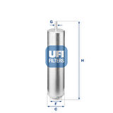 Ufi YAKIT FILTRESI BMW, MINI 31.952.00