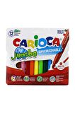 Carioca Jumbo Süper Yıkanabilir Keçeli Boya Kalemi 12'li 40569