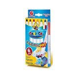 Carioca Cromatex Kumaş Boyama - 6 Adet Kalem