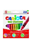 Carioca Wax Crayons Yıkanabilir Pastel Boya Kalemi 12'li