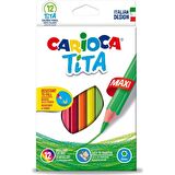 Carioca Tita Maxı Kuru Boya Kalemi 12'Li 42789