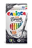 Carioca Super Brush Fırça Uçlu Keçeli Boya Kalemi 10'Lu