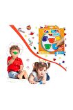 Carioca Teddy Şekilli Kirletmeyen Mum Boyalar 6'lı