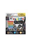 Carioca Metalik Keçeli Kalem 8'Li 43162
