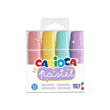 Carioca Pastel Renk İşaretleme Kalemi 4'Lü