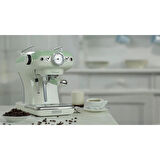 Ariete Vintage Yeşil Espresso & Cappuccino Makinesi