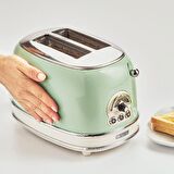 Ariete Vintage Yeşil Ekmek Kızartma Makinesi