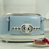 Ariete Vintage İki Hazneli Ekmek Kızartma Makinesi Mavi