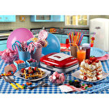  Ariete Party Time Kırmızı Waffle Makinesi