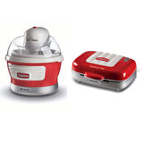 Ariete Party Time Dondurma Makinesi + Sandviç Yapma Makinesi 2'li Özel Seti PSET03