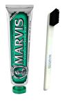 Marvis Classic Strong Mint Nane Aromalı Beyazlatma Doğal Diş Macunu 85 ml & Diş Fırçası 