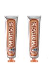 Marvis Ginger Mint Zencefil Aromalı Beyazlatma Doğal Diş Macunu 2x85 ml