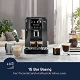 Delonghi Magnifica Start ECAM220.22 Tam Otomatik Gri - Siyah Espresso & Cappuccino Makinesi