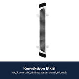Delonghi HSX2324F 2400 W Termostatlı Elektrikli Zemin Tipi Konvektör Isıtıcı 25 m2