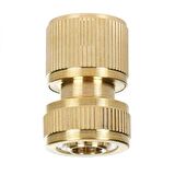Uniflex 801312 Pirinç Aquastop Hortum Bağlantısı 1/2-3/4