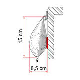 Fiamma CaravanStore XL 3.60 x 2.50 Beyaz Torba Tipi Tente