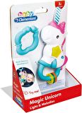 Baby Clementoni-Çıngırak Tek Boynuzlu At 22 cm Lisanslı Ürün