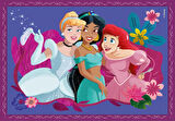 Clementoni 21517 Disney Princess  4 in 1 Super Color Puzzle