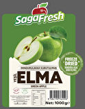 SagaFresh Dondurularak Kurutulmuş Yeşil Elma Dilimleri 1000g