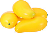 Yapay Meyve 6lı Paket Sarı Mango Fruit Tropik Meyve 12*7cm 1adet
