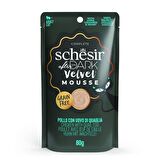 Schesir After Dark Velvet Mousse Tavuk ve Bıldırcın Yumurtalı Yetişkin Kedi Konservesi 80 Gr