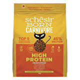 Schesir Born Carnivore Tavuklu ve Yumurtalı Tahılsız Kedi Maması 255 Gr