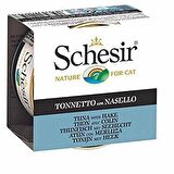 Schesir Jelly Tuna ve Barlam Balıklı Kedi Konservesi 85 Gr