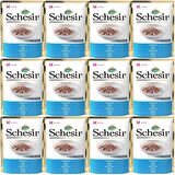 Schesir Jöle İçinde Ton Balıklı Yavru Kedi Konservesi 85gr *12 Adet