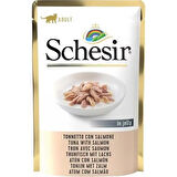 Schesir Jelly Ton Balıklı Somonlu Pouch Kedi Konservesi 85 Gr 6'lı