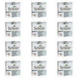 Schesir Jöle İçinde Ton Balıklı ve Levrekli Yetişkin Kedi Konservesi 85 Gr (12 Adet)