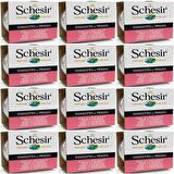 Schesir Ton Balığı Ve Barbunya Balıklı Jöleli Kedi Konservesi 85 Gr *12 Adet