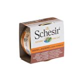 Schesir Soslu Ton Balıklı ve Somonlu 70 gr 6'lı Yetişkin Konserve Kedi Maması