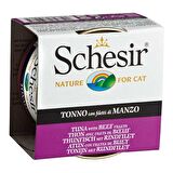 Schesir Ton Balıklı ve Kırmızı Etli Kedi Konservesi 85 Gr