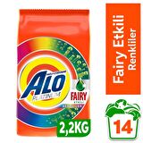 Alo Platinum 2,2 Kg Fairy Etkili Renkliler Hızlı Çözülme Toz Deterjan