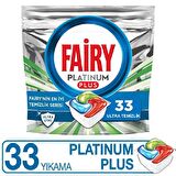 Fairy Platinum Plus 33 Yıkama Tablet Bulaşık Makinesi Deterjanı 33 Adet 
