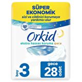 Orkid Extra Hassas Cesaret Gece Hijyenik Ped 1 Adet